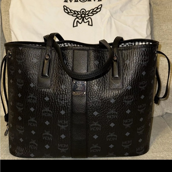 MCM Handbags - Authentic MCM tote with pouch, paperwork, and Tags. Love this Bag!!